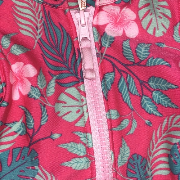 Short sleeve Hawaiian One piece swimsuit 🌸 - Picture 4 of 4